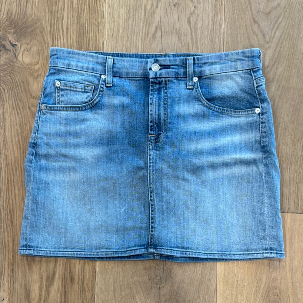 Denim Blue 7 for all Mankind skirt size 29